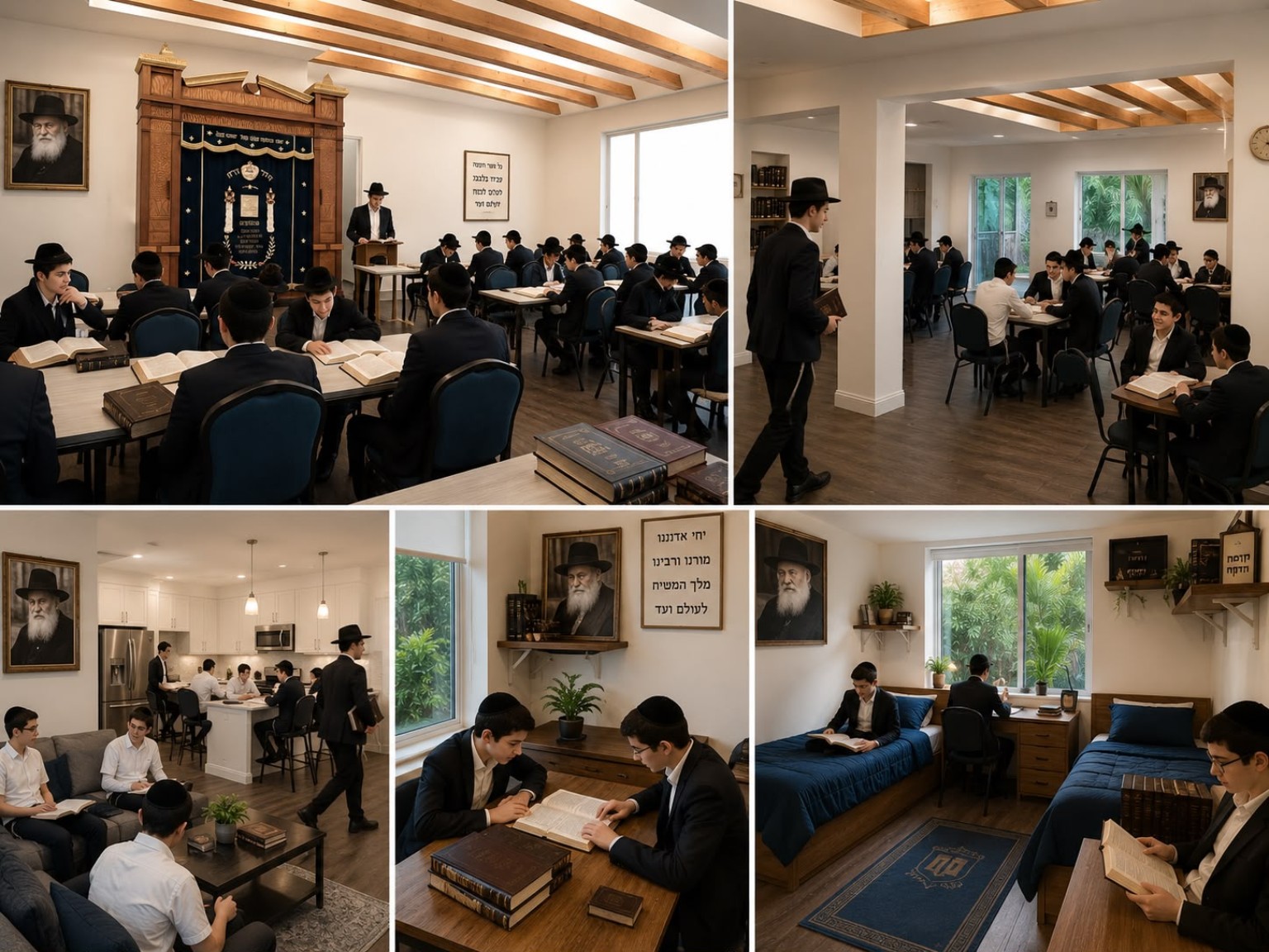 Learning and residential spaces at The Hollywood Yeshiva